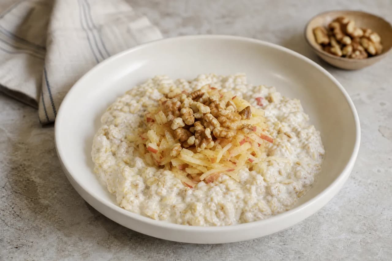 Bircher Müsli, angerichtet