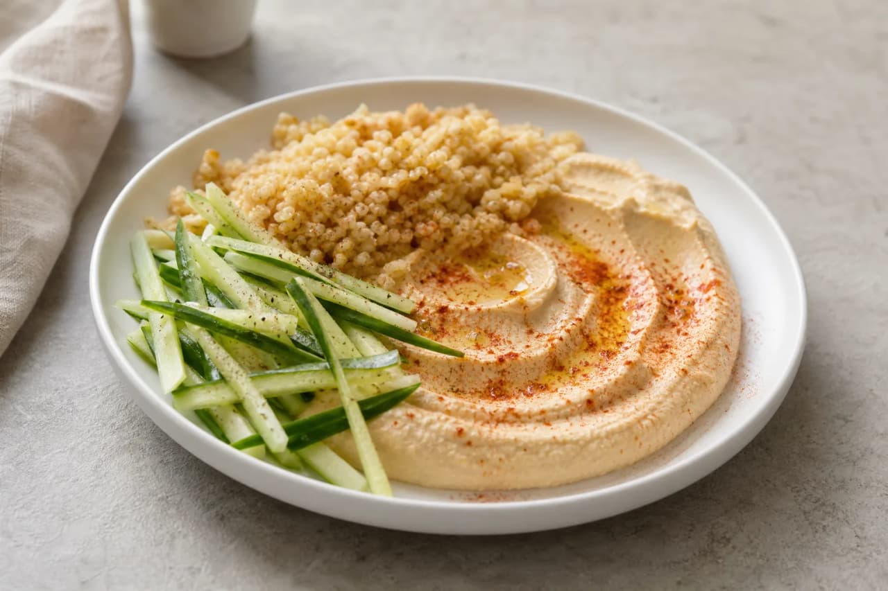 Hummus Bowl, angerichtet