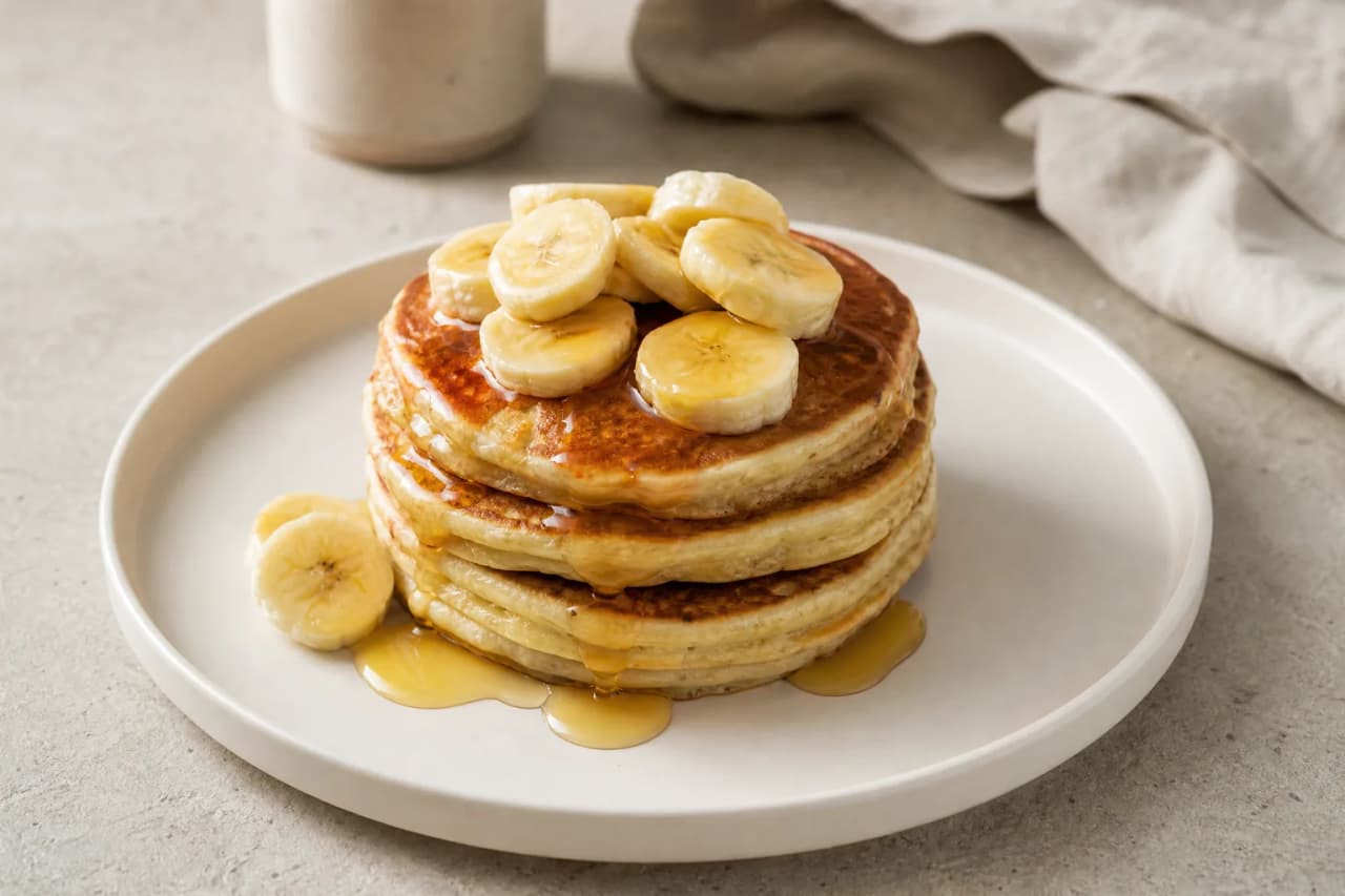 American Pancakes, angerichtet